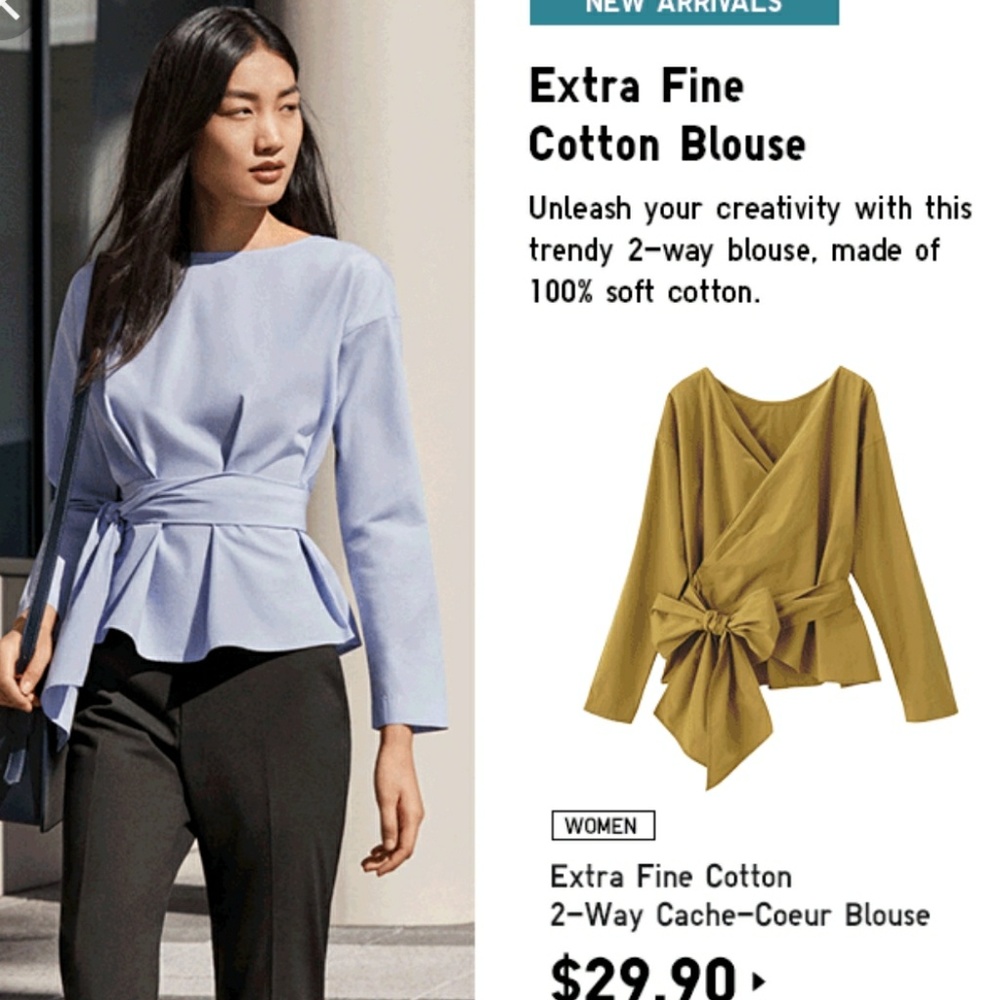 Beautiful & versatile 2 way wrap top